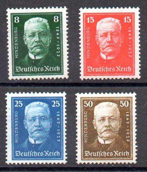 Alemania Imperio Nº Yvert 394/397 Nº Michel 403/06 (**)